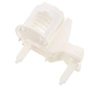 DEARMAMY Panel Fácil de Limpiar para Mantenimiento en Hoteles Blanco Mecanismo Neumático y Botón de Aire, Instalación sin Juntas y Superficie Plana para Cisterna Oculta