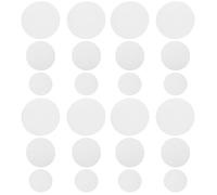 DEARMAMY Papel de Filtro Cualitativo para Laboratorio 300 Unidades Hojas Redondas de Velocidad Media de 9 CM 11 CM y 15 CM Filtro Químico Resistente para Análisis de Petróleo E