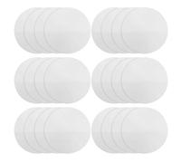 DEARMAMY Papel de Filtro Cualitativo Redondo Rápido 9 CM para Laboratorio Químico 300 Discos Blancos Absorbentes para Filtración de Aceite y Agua Uso Escolar E Industrial