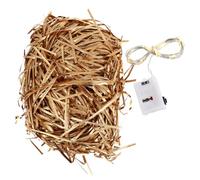 DEARMAMY Papel Triturado Ondulado Brillante para Embalaje Relleno de Rafia Purpurina 50 G Color Aleatorio Adecuado para Cajas de Obsequio Cestas y Decoración Festiva Color Aleatorio