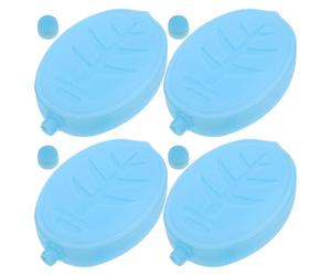 DEARMAMY Paquetes de Hielo Reutilizables para Ventilador Climatizador, Contenedores Portátiles de Enfriamiento 4 Piezas para Neveras y Loncheras, Bloques Compactos para Camping