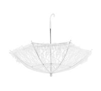 DEARMAMY Paraguas De Encaje Sombrilla De Encaje Decoraciones De Paraguas Adorno De Paraguas Mini Paraguas Decoraciones Velo De Novia para La Novia Dama De Honor Cordón
