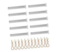 DEARMAMY Pasador de Seguridad para Andamios con Clip de Pasadores Cilíndricos para Fijación y Acoplamiento Construcción Fácil Montaje y Alta Fiabilidad