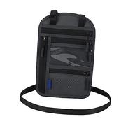 DEARMAMY Passport Cover Travel Organizer Bolsa de Tarjeta Equipaje Bloquear billeteras para Hombre Carteras para Hombre Bolsa de Viaje para Pasaporte y Documentos Cuello Cartera Mujer Nylon