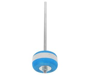 DEARMAMY Pedal de Bombo Mazo de Fieltro Doble Cara Azul y Claro, Accesorio de Repuesto para Batería, Varilla Adaptadora Compatible, Diseño Ergonómico para Uso en Conciertos y Eventos