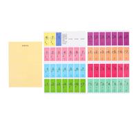 DEARMAMY Pegatinas Ayudan para el Electrónico Piezas a Teclado Piano 2 de Papel Impermeables que Dominar Fácilmente Principiantes