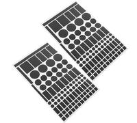 DEARMAMY Pegatinas de Bloqueo de Luz LED Ideales para Decoracion Verano Película de Pet Negra, Fácil Instalación Residuos y Mejorar el Ambiente de Sueño para Dispositivos Electrónicos