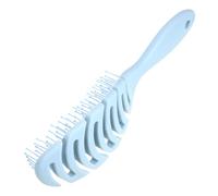 DEARMAMY Peine de cabello de masaje cepillos de pelo para peine para torcer el cabello peine para desenredar el cabello Peine para cabello grueso y rizado las caderas Blue