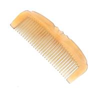 DEARMAMY Peine De Cuerno De Oveja Natural Peine De Pelo Hecho Mano Lijado y Pulido Para Cabello Para Diario Casa