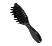 DEARMAMY Peine De Masaje De Champú Peine De Champú Depurador De Cuero Cabelludo Para La Caspa Cepillo Masajeador Cabello Peines Para Fregar Black Abdominales