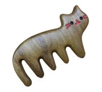 DEARMAMY Peine De Masaje De Madera Cabello Peine Desenredante De Dientes Anchos Portátil Cabelludo Para Doméstico