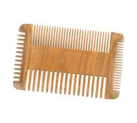 DEARMAMY peine de masaje peine de barba s para el cabello desenredador mojado delgado de peluquería de aseo de bolsillo de madera