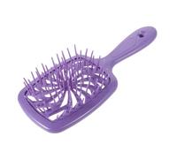 DEARMAMY Peine de Peluquería Portátil para Mujer Desenredante Ahuecado Antistático Anticaspa para Cabello Húmedo y Seco para Peinar y Masajear