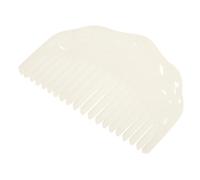 DEARMAMY Peine Lateral Decorativo para Mujer 1 Unidad Tamaño Mediano Estilo Antiguo Color Claro Acrílico Resistente para Peinados Tradicionales y Uso Diario