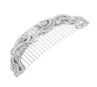 DEARMAMY Peine Vintage De Dragón y Fénix De Metal Para Hombre y Mujer, Peine Para Cabello Rizado y Desenredante, Accesorio Esencial Para Estilistas y Barbería, Uso Decorativo y Personal