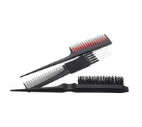 DEARMAMY Peines para Cardar Cabello Peine para Raya de Dientes Anchos para Mujer y Hombre para Uso Casa y Salón de Barbería