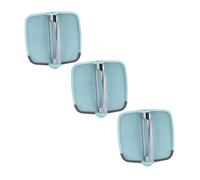 DEARMAMY Pelador de Frutas y Verduras de Acero Inoxidable Set de 3 Piezas Pelador de Pulgar Ergonómico Adecuado para Patatas Zanahorias y Cocina Doméstica