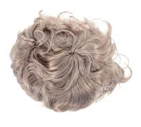 DEARMAMY Peluca De La Abuela Traje De Abuelita Peluca Delantera De Encaje Pelucas Verdes para Mujer Accesorios De Fiesta Pelucas para Mujeres Peluca De Oropel Peluca Rosa Light Grey