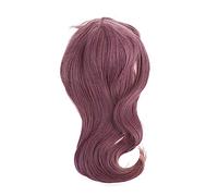 DEARMAMY Peluca Recta de Longitud Media Color Púrpura Postizo para Fiestas Cosplay y Uso Diario Mujer