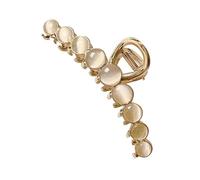 DEARMAMY Pinza Cabello de Aleación Piedra Ojo de Gato, 1 Unidad, Tamaño Grande, Diseño Forma de Garra, para Mujer y Niña, Accesorio para Peinados y Uso Diario