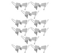 DEARMAMY Pinzas para Lienzo de Pintura al Óleo 10 Unidades Acero Inoxidable Clips Separadores para Marcos Soporte Artístico para Artistas Uso en Taller y Campo de Pintura