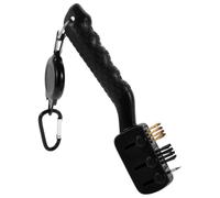 DEARMAMY Plástico Cepillo Negro Portátil Limpieza de Golf para Práctica | Holds Golf Balls, Estable, Reusable, Uso Exterior, Accesorios de Golf, Kit Limpieza Golf, Compacto