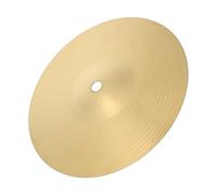 DEARMAMY Platillo de Latón de 8 Pulgadas para Batería Jazz, Accesorio Duradero y Ligero que Mejora Habilidades para Percusionistas y Kits de Batería Dorados