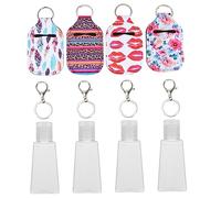 DEARMAMY Portabotellas Para De Manos De Neopreno Portabotellas De Mano Para Diario Con Cierre Colgante Adecuado Para Botellas De Loción Vacías