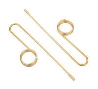 DEARMAMY Portapáginas Metálico Dorado 2 Unidades Anillo para Lectura Cómoda y Soporte Práctico Marcapáginas Gancho Ligero para Libros Adecuado para Estudio Lectura Cama y Oficina