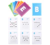 DEARMAMY Póster de 49 Acordes para Guitarra Eléctrica y Acústica Tabla de Escalas de Acordes para Principiantes Papel Recubierto Duradero Guía Práctica para Aprendizaje y Práctica