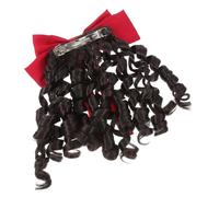 DEARMAMY Presos Para El Cabello De La Corte Parte Peluca De Fiesta Elegante Peluca Rizada Mujer Lazos Para El Cabello De Las Mujeres Peluca De Vestuario Ondulado Alambre De Alta Temperatura