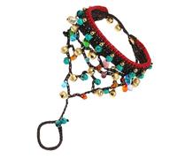 DEARMAMY Pulsera De Plata Bohemia Trenzada Artesanal Para Niña Decoración De Mano