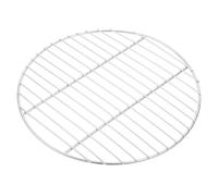 DEARMAMY Red de Parrilla Redonda de Acero Inoxidable 26 Cm para Barbacoa, Malla para Asar en Camping y Jardín, Tapete Resistente para Parrilla Eléctrica Gas, Accesorio Práctico