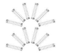 DEARMAMY Resorte de Tensión de Acero Inoxidable 0,4x4,5x18 Mm, 200 Piezas, Resortes Pequeños de Compresión para Reemplazo de Bolígrafos, Recambios Mecánicos para Escritura y Oficina