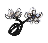 DEARMAMY Rizador de Pelo Forma de Flor de Cristal Herramienta para Hacer Moños Accesorio para Peinados de Dona Moño Manualidades Cabello Pasador Cabello Espiral