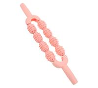 DEARMAMY Rodillo de Masaje Manual para Pantorrillas Púas Texturizadas, Portátil y Compacto, Palo de Masaje Muscular para Yoga, Recuperación Deportiva y Alivio Muscular tras Ejercicio