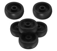 DEARMAMY Rodillos de Rueda para Equipo de Fitness, 6 Piezas de Repuesto para Cinta de Correr y Bicicleta Estática, Ruedas Giratorias Plásticas D48*D8* *H19, Accesorios para Uso en