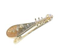 DEARMAMY Rose De Rosa China Pipa Central De Cabello Pipa Forma Lateral