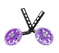 DEARMAMY Ruedas de Entrenamiento para Bicicleta Infantil en Púrpura con Instalación Rápida y Absorción de Impactos para Aventuras al Aire Libre y Paseo en Ciudad