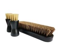 DEARMAMY Set Cuidado del Calzado, Cepillo y Betún Negro Portátil | Limpieza Zapatos Piel, Bálsamo y Cepillo, Diseño Creativo, para Botas y Calzado, Hombre y Mujer