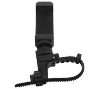 DEARMAMY Soporte para Lira Musical de Cobre Clip Ajustable para Trompeta Trombón y Trompa Soporte Metálico Negro para Partituras y Teléfono Adecuado para Práctica y Conciertos al Aire