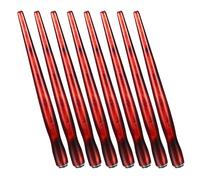 DEARMAMY Soportes para Plumas de Inmersión de Madera Roja 8 Unidades Mango Recto Ergonómico para Caligrafía Dibujo y Pintura Artística Portalápices para Cómics y Lettering