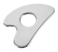 DEARMAMY Stainless Steel Gua Sha Face Scraper Heart Shaped Portable Massage Tool For Facial Relaxation Compact Design For Easy Storage And Travel