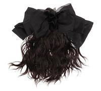 DEARMAMY Sujeta-peinados de Moño Falso Postizos para Mujer Pieza de Pelo Rizado para Cabello Fino Extensiones para Cabello Uso Diario Fiesta o Trabajo