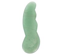 DEARMAMY Tabla de Raspado de Jade Natural Tabla Gua Sha Rostro Herramienta de Masaje Cómoda Aliviar el Raspador de Jade Placa de Raspado para Facial