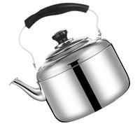 DEARMAMY Tetera De Inoxidable Silbato Hervidor Para Fogón y Vitrocerámica Diseño Ergonómico y Gran Capacidad Para Cocinas De Inducción y Gas