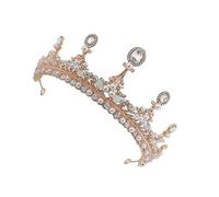 DEARMAMY Tiara De De Princesa Para Tocado De Cristal Moda Para Fiestas Para Cumpleaños De Fantasía