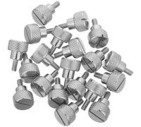 DEARMAMY Tornillos de Prensatelas para Máquina de Coser, Tornillos de Fijación de Acero Varilla Roscada de 7 Mm, Juego de 20 Piezas para Repuesto y Cambio Rápido en Máquinas Domésticas E