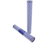 DEARMAMY Tubo de Almacenamiento de Obras de Arte Azul y Blanco Estilo Porcelana Caja Telescópica para Pergaminos y Pinturas Organizador Resistente para Envío y Colección de Arte Tamaño