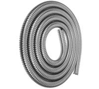 DEARMAMY Tubo Metálico Flexible de Acero Inoxidable para Protección de Cables Cubierta de Alambre Resistente Abrasión para TV y Home Cinema